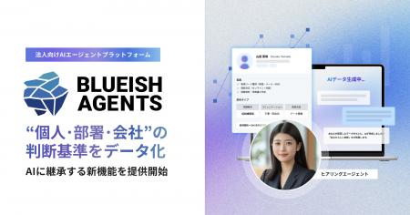 【BLUEISH Agents】“個人・部署・会社”の判断基準をデ 【BLUEISH Agents】“個人・部署・会社”の判断基準をデ