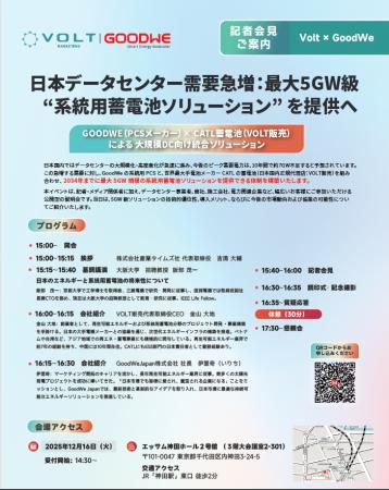 記者会見ご案内:日本データセンター需要急増:最大5G 記者会見ご案内:日本データセンター需要急増:最大5G