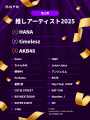 推しのアーティストランキング2025 発表!総合1位はti 推しのアーティストランキング2025 発表!総合1位はti