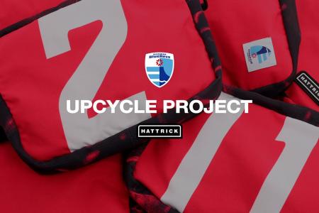 HATTRICK、静岡ブルーレヴズとのアップサイクルアイテ HATTRICK、静岡ブルーレヴズとのアップサイクルアイテ