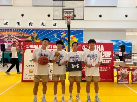 キングスU15の4選手「第3回 那覇エアポートカップ」優 キングスU15の4選手「第3回 那覇エアポートカップ」優