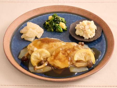 爽やかなレモンだれがたらの旨みを引き立てる「utf-8 爽やかなレモンだれがたらの旨みを引き立てる「utf-8