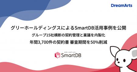 グリーホールディングスによるSmartDB活用事例を公開 グリーホールディングスによるSmartDB活用事例を公開
