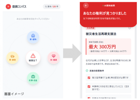 TechJapan、デジタル庁ハッカソン選出。「復興コンパ TechJapan、デジタル庁ハッカソン選出。「復興コンパ