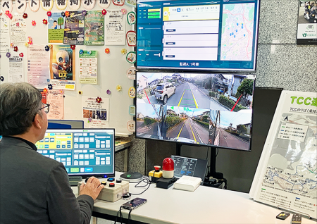 ソリトンの自動運転「遠隔アシスト方式」を大阪府四條 ソリトンの自動運転「遠隔アシスト方式」を大阪府四條