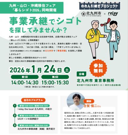 UIJターンなど北九州市への移住・定住を考えている方 UIJターンなど北九州市への移住・定住を考えている方