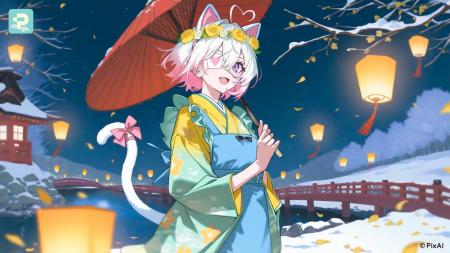 AI二次元創作プラットフォーム「PixAI」、オリジナル AI二次元創作プラットフォーム「PixAI」、オリジナル