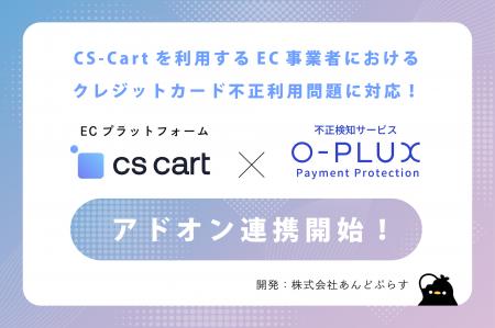 かっこ提供の不正検知サービス「O-PLUX」と「CS-Cart かっこ提供の不正検知サービス「O-PLUX」と「CS-Cart