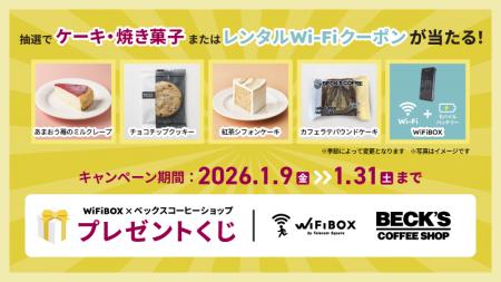 WiFiBOX×ベックスコーヒーショップコラボキャンペーン WiFiBOX×ベックスコーヒーショップコラボキャンペーン