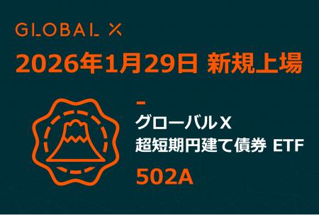 Global X Japan株式会社「グローバルX 超短期円建て Global X Japan株式会社「グローバルX 超短期円建て