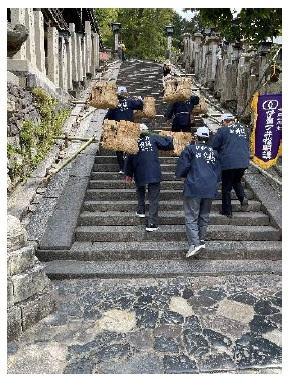 「松明調進行事 列車ツアー」を催行! ― 松明をutf-8 「松明調進行事 列車ツアー」を催行! ― 松明をutf-8