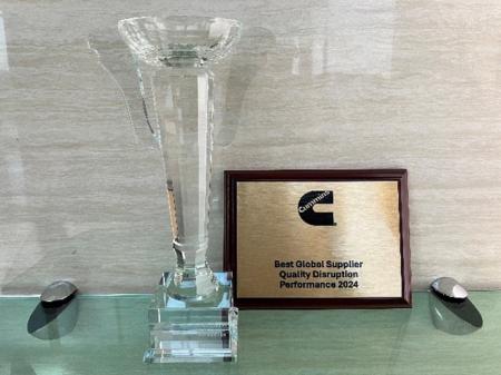 大同メタル工業、米国カミンズ社より「Best Globutf-8 大同メタル工業、米国カミンズ社より「Best Globutf-8