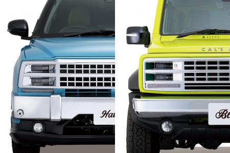 新開発角型4灯LEDヘッドライト・新型グリルで異なるフ 新開発角型4灯LEDヘッドライト・新型グリルで異なるフ