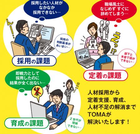 採用・育成・定着の課題を、人材と経営の両面から支援 採用・育成・定着の課題を、人材と経営の両面から支援