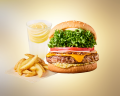 フレッシュネスバーガーのプレミアムセットがfood app フレッシュネスバーガーのプレミアムセットがfood app