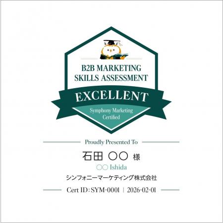 約9,500人が受検した「BtoBマーケティングスキルアセ 約9,500人が受検した「BtoBマーケティングスキルアセ