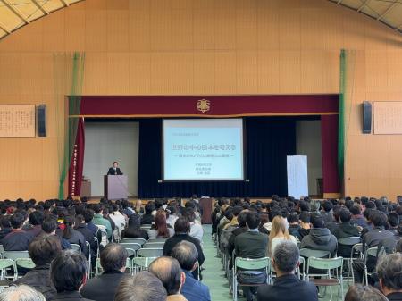 【岐阜高専】岐阜県知事 江崎禎英 氏による講演会を開 【岐阜高専】岐阜県知事 江崎禎英 氏による講演会を開