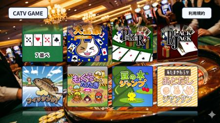 20種類以上のゲームをテレビの大画面で!グローバルメ 20種類以上のゲームをテレビの大画面で!グローバルメ