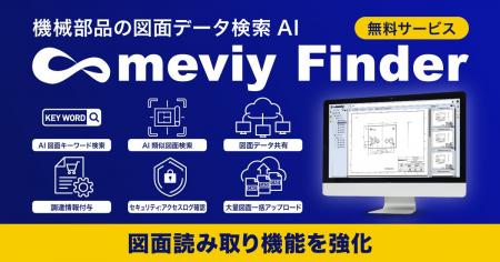 機械部品の図面データ検索AI「meviy Finder」図面読み 機械部品の図面データ検索AI「meviy Finder」図面読み