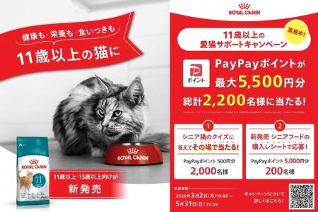 ロイヤルカナン、猫のライフステージに合わせた栄養バ ロイヤルカナン、猫のライフステージに合わせた栄養バ