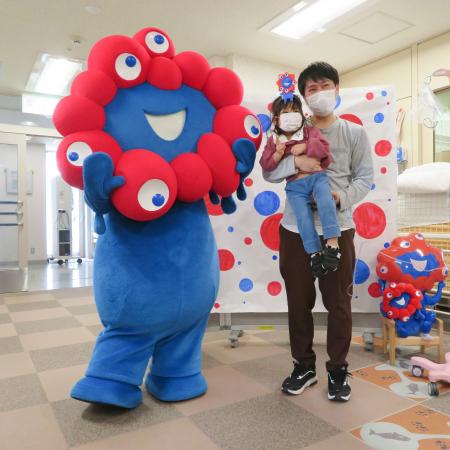 ミャクミャクが病院にやってきた!「アフターどこでも ミャクミャクが病院にやってきた!「アフターどこでも