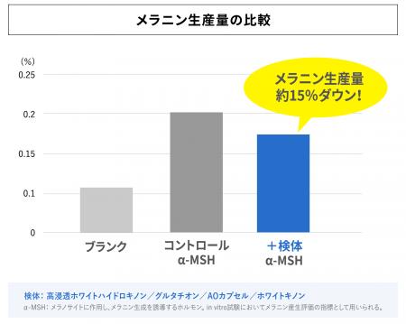 独自成分「高浸透ホワイトハイドロキノン」を核とした 独自成分「高浸透ホワイトハイドロキノン」を核とした