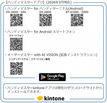 kintone × ハンディターミナル連携ツール「ハンutf-8 kintone × ハンディターミナル連携ツール「ハンutf-8