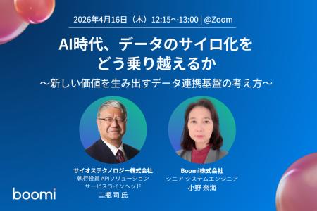 【AI・データ活用】Boomi、サイオステクノロジーテク 【AI・データ活用】Boomi、サイオステクノロジーテク
