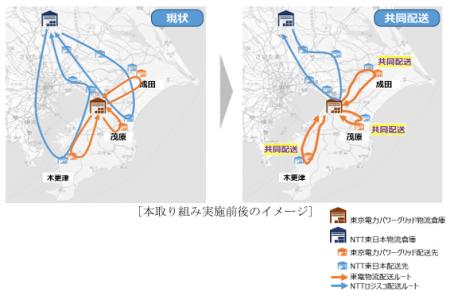 千葉県房総エリアで工事用物品の共同配送を開始 千葉県房総エリアで工事用物品の共同配送を開始