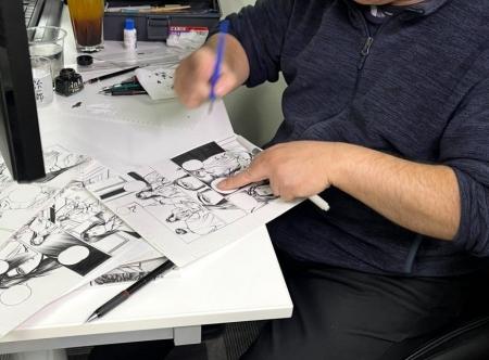 漫画『REVIVAL』1ページに2日かけることも。40年以上G 漫画『REVIVAL』1ページに2日かけることも。40年以上G