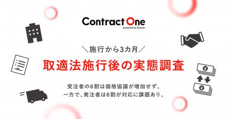 Sansan、施行から3カ月「取適法施行後の実態」を調査 Sansan、施行から3カ月「取適法施行後の実態」を調査