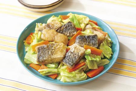 フライパンひとつでサワラのバター炒め 「子どもに魚 フライパンひとつでサワラのバター炒め 「子どもに魚