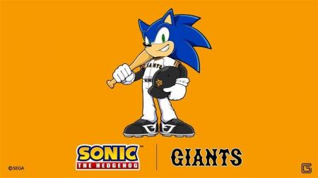 「読売ジャイアンツ」×「ソニック・ザ・ヘッジホッグ 「読売ジャイアンツ」×「ソニック・ザ・ヘッジホッグ