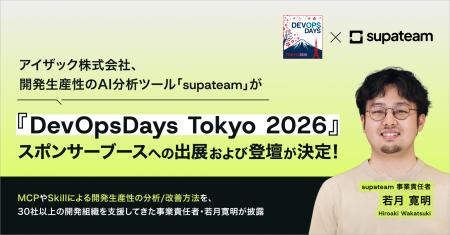 アイザック株式会社、開発生産性のAI分析ツール「supa アイザック株式会社、開発生産性のAI分析ツール「supa