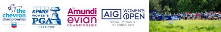 LPGAメジャー4大会に協賛 LPGAメジャー4大会に協賛