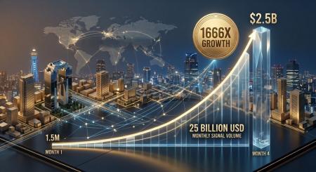 【150万ドルから25億ドルへ】わずか4ヶ月で1,666倍の 【150万ドルから25億ドルへ】わずか4ヶ月で1,666倍の