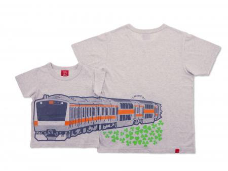 中央線E233系モチーフの半袖Tシャツが登場! 中央線E233系モチーフの半袖Tシャツが登場!