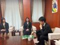 山形の高校生チームONI³が農林水産大臣を表敬訪問 山形の高校生チームONI³が農林水産大臣を表敬訪問