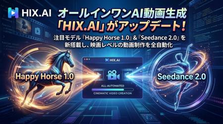 オールインワンAI動画生成「HIX.AI」がアップデート! オールインワンAI動画生成「HIX.AI」がアップデート!