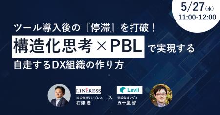 レヴィ×リンプレス共催ウェビナー「ツール導入後の『 レヴィ×リンプレス共催ウェビナー「ツール導入後の『