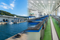 徳島県・椿泊漁港の「高度衛生管理型荷さばき所」に配 徳島県・椿泊漁港の「高度衛生管理型荷さばき所」に配