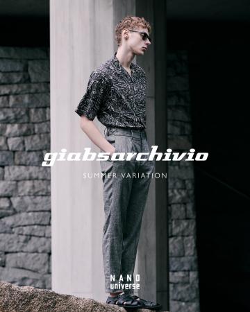 ナノ・ユニバースより、〈giabsarchivio〉モアバリエ ナノ・ユニバースより、〈giabsarchivio〉モアバリエ