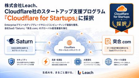 株式会社Leach、Cloudflare社のスタートアップ支援プ 株式会社Leach、Cloudflare社のスタートアップ支援プ