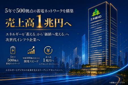 三木森、ホールディングス体制への移行を完了。本年度 三木森、ホールディングス体制への移行を完了。本年度