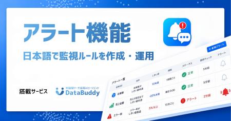 株式会社DENCYU、DataBuddyにおいて『アラート機能』 株式会社DENCYU、DataBuddyにおいて『アラート機能』