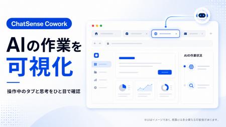 ChatSense Cowork、AIの作業を可視化するUIを実装予定 ChatSense Cowork、AIの作業を可視化するUIを実装予定