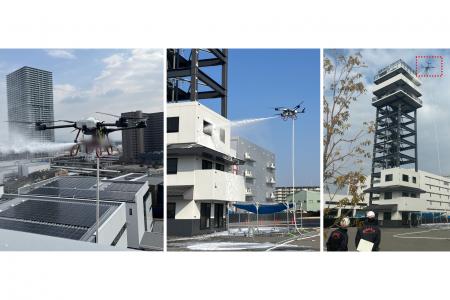 消防活動へのドローン活用の実現に向け、産官学連携で 消防活動へのドローン活用の実現に向け、産官学連携で