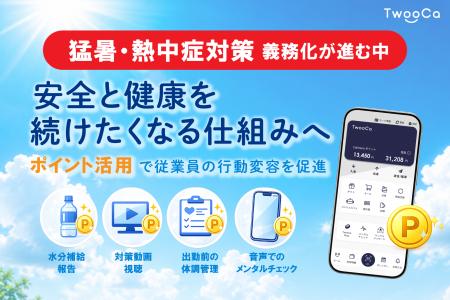 猛暑・熱中症対策義務化が進む中、“安全行動の習慣化” 猛暑・熱中症対策義務化が進む中、“安全行動の習慣化”