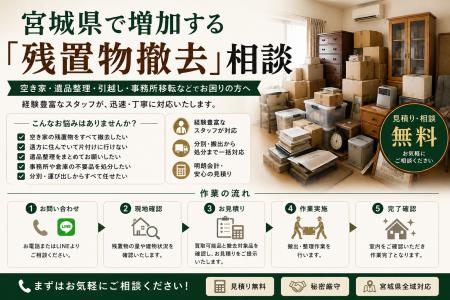 出張買取はなまる仙台店、残置物査定・撤去ワンストッ 出張買取はなまる仙台店、残置物査定・撤去ワンストッ