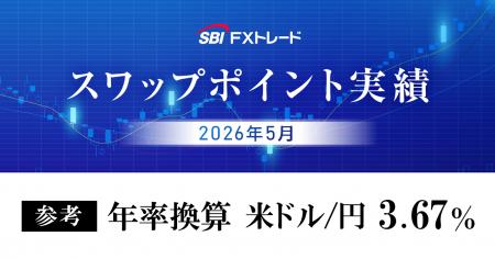 2026年5月のFX取引におけるスワップポイント実績のお 2026年5月のFX取引におけるスワップポイント実績のお